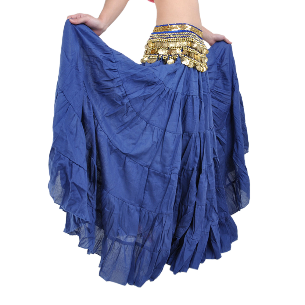 BellyLady Womens Belly Dance 8 Yard Skirt Vogue Bohemia Skirt Gypsy Maxi Skirt 