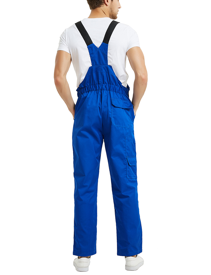 Toptie 8.5 Oz Men's Big And Tall Bib Overall With Tool Pockets, Work 